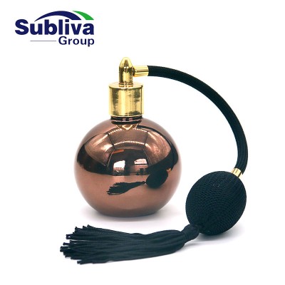 Copper Plated Round Atomizer  Bottle With Air Bag 100ML