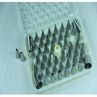 Various shape stainless steel nozzles  mini cookie cutter 56pcs set