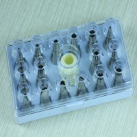 Wilton tools cake Stainless steel nozzles pastry tube 16pcs set for cake and cookies cake mould