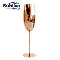 Copper Plated Champagne Mug 250ml