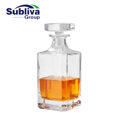 Crystal Square Spirit Decanter  800ml