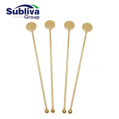 Gold Plated Disc Top  Stirrer 7 Inch