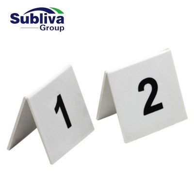 Plastic Table Number